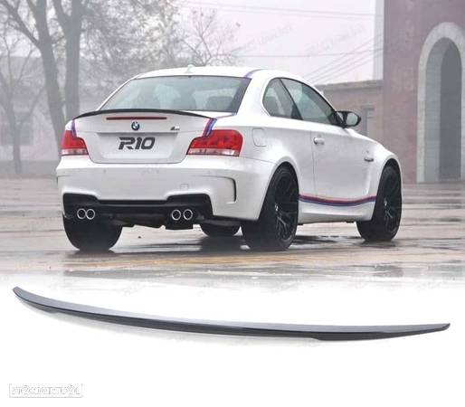 AILERON SPOILER PARA BMW SERIE 1 E 82 LOOK M-PERFORMANCE 06-13 PRETO BRILHANTE - 1