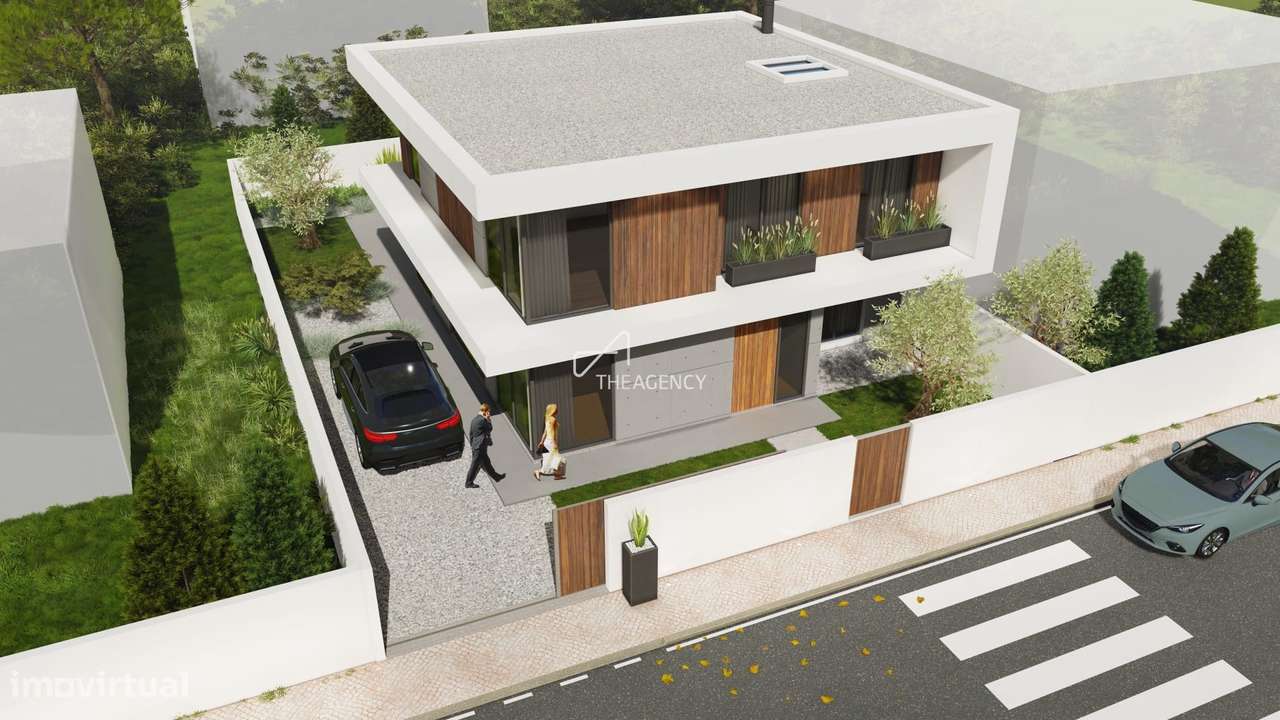 Moradia T4 Contemporânea em projeto - Grande imagem: 4/9