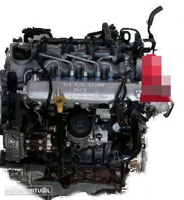 Motor KIA RIO 1.5 CRDI 16V VGT 110Cv 2005 a 2011 Ref: D4FA - 1