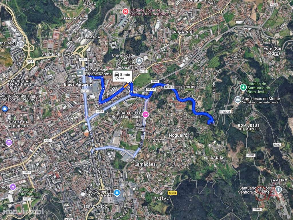 Moradia com piscina, jardim e bosque localizada na Encosta do Bom J...-56