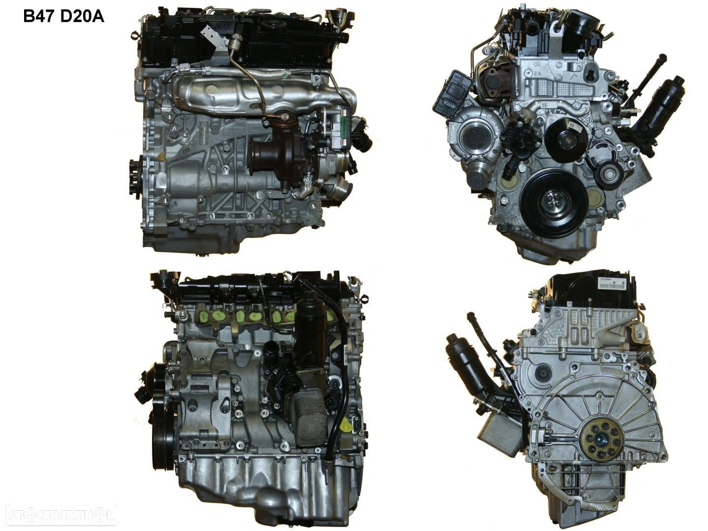Motor Completo  Usado BMW 3 (F30) 320d B47D20A - 1