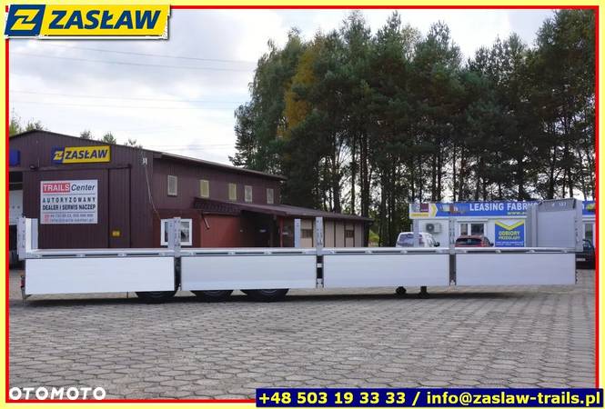 Zaslaw Pokład 13,60 m, MOCNA KRATOWNICA, burty aluminiowe !!! - 16