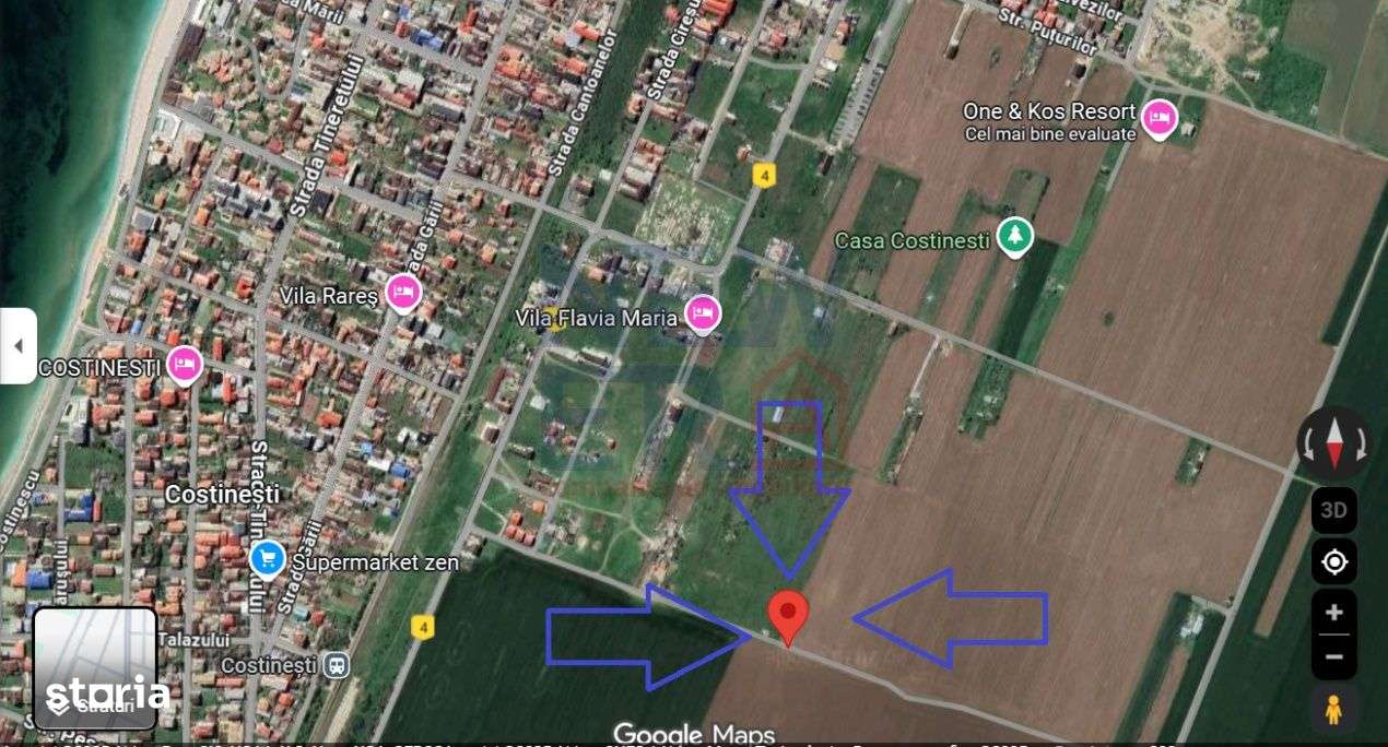 De vanzare Teren intravilan 5000 mp - Costinesti-Constanta - Imagine principală: 5/9