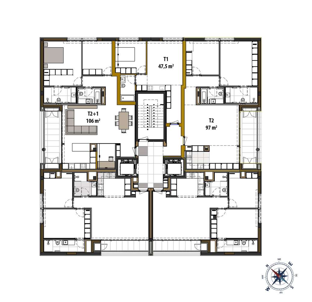 T2+1 c varanda e garagem na Prelada.-6