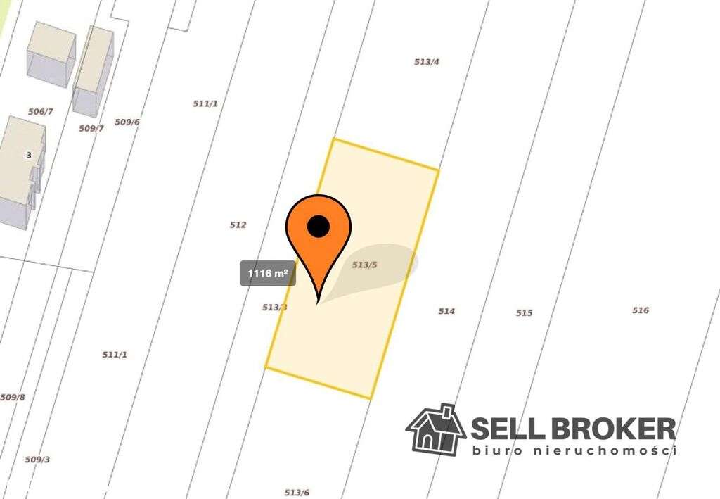 Działka budowlana 1 115 m2 / mpzp - Pełny obrazek: 4/6