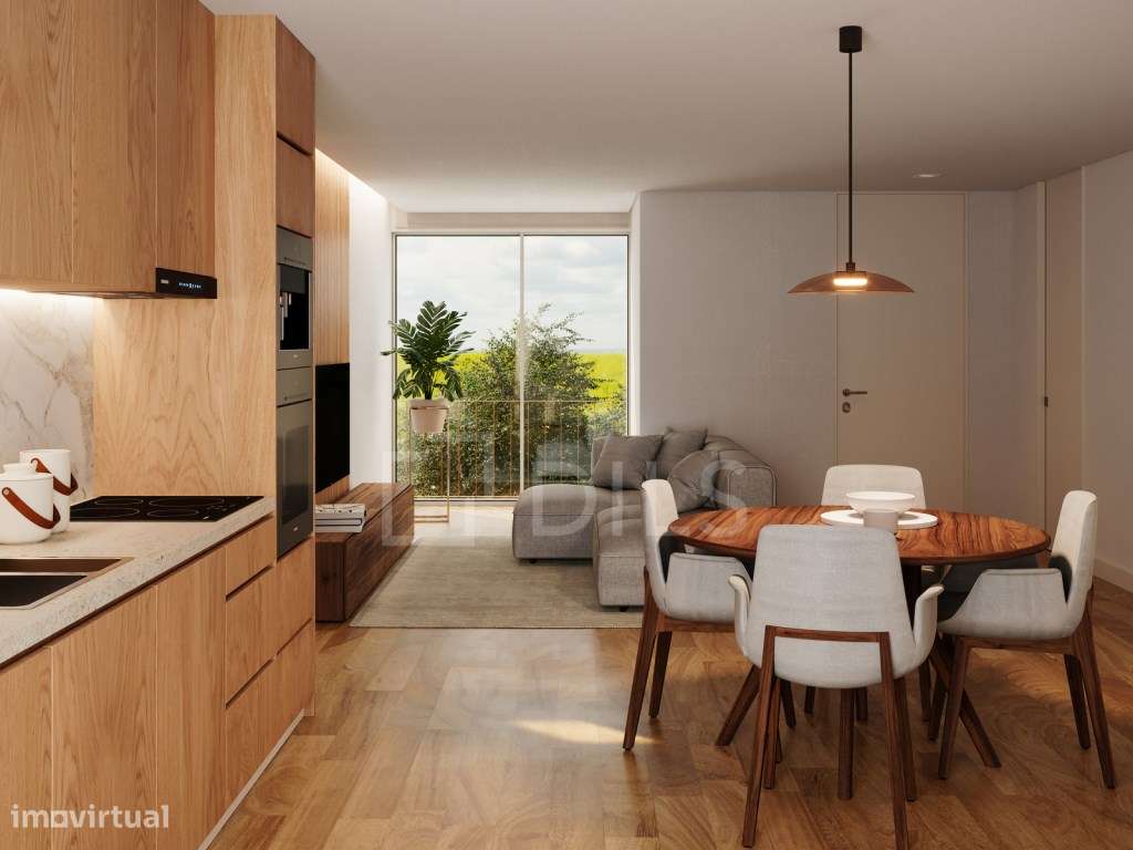 Apartamento T1+1 com varanda em novo empreendimento no Porto - Grande imagem: 4/46