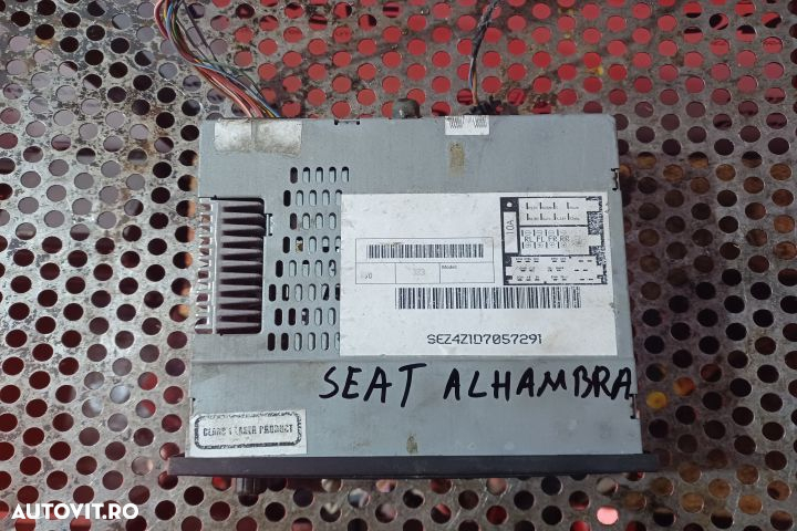 Radio cd Seat Alhambra 1 (facelift)  [din 2000 pana  2010] seria Minivan 2.0 MT (115 hp) - 2