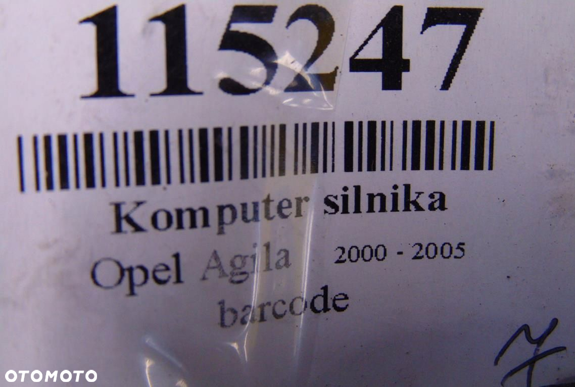 OPEL AGILA A 1.3 CDTI KOMPUTER SILNIKA 55187471 - 5