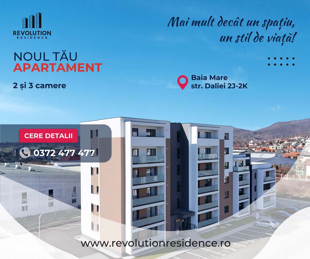 COMISION 0% - Apartamente finisate cu 2-3camere - Daliei 2J, Baia Mare-0