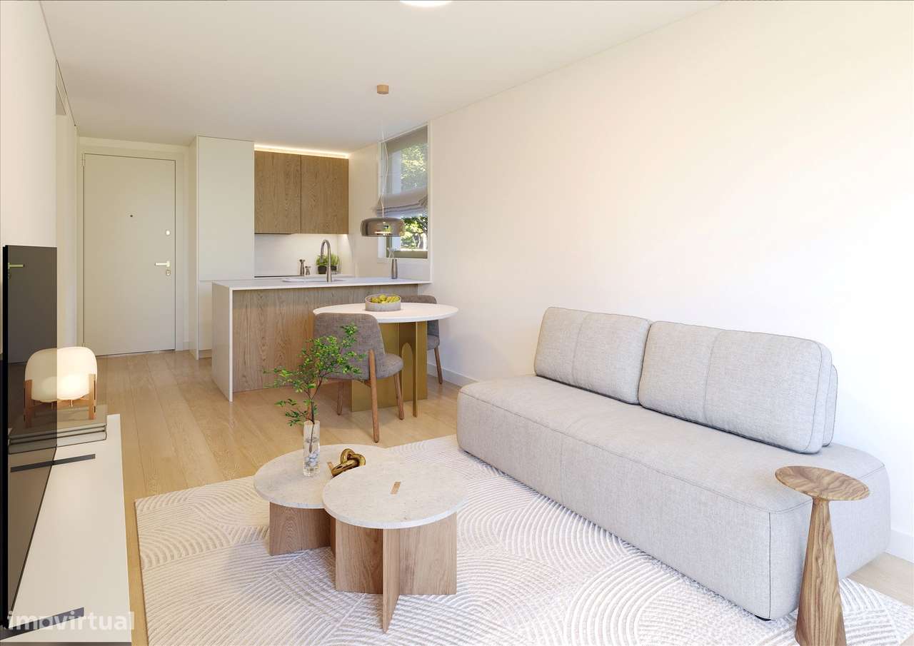 Apartamento T1 com Varanda no The Urban Yard | Jardins da Arrábida-8