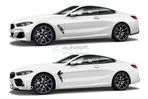 Pachet exterior compatibil cu BMW Seria 8 G14 Cabrio, G15 Coupe (2018+) M8 Design - 19