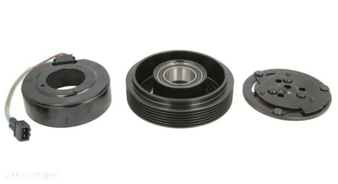 Set bobina, fulie si ambreiaj compresor A/C SANDEN SD7V16 6pk 126mm - VW LT, TRANSPORTER IV - 1