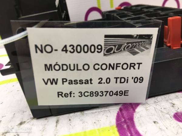 Módulo Confort Volkswagen Passat 2.0 TDi  140 Cv de 2009 - Ref: 3C8937049E - NO430009 - 4