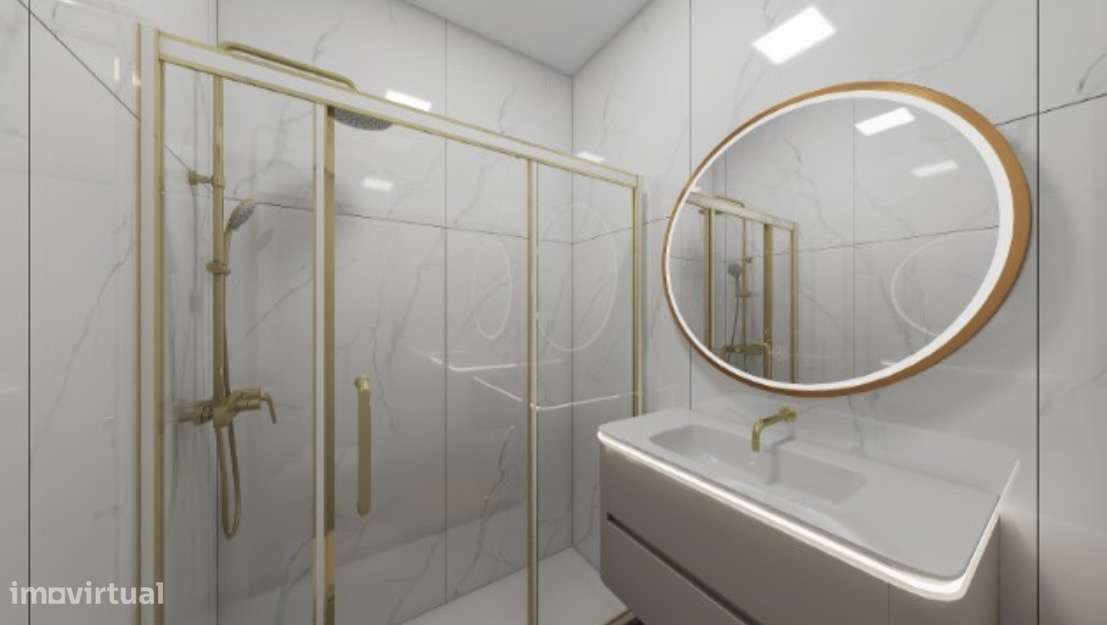 Apartamento T2 novo terraço vista mar e serra Sesimbra-16