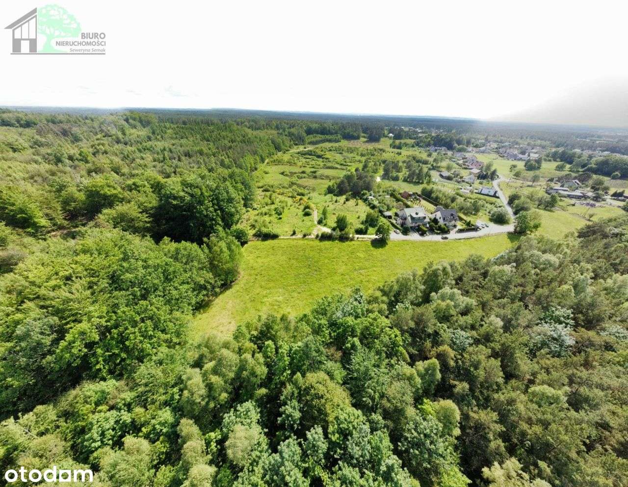 Działki pod lasem - budowlane z Wz - Leśniewo-7