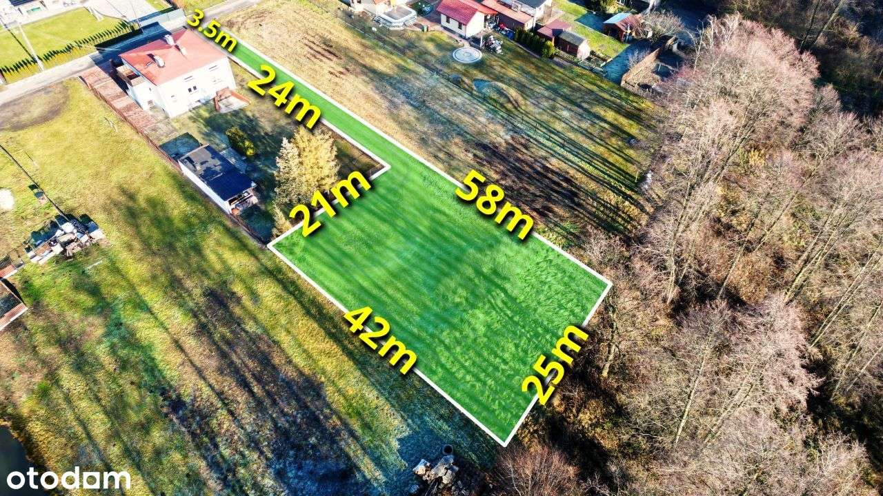 Borowa Wieś- piękna działka tuż przy LESIE!-2