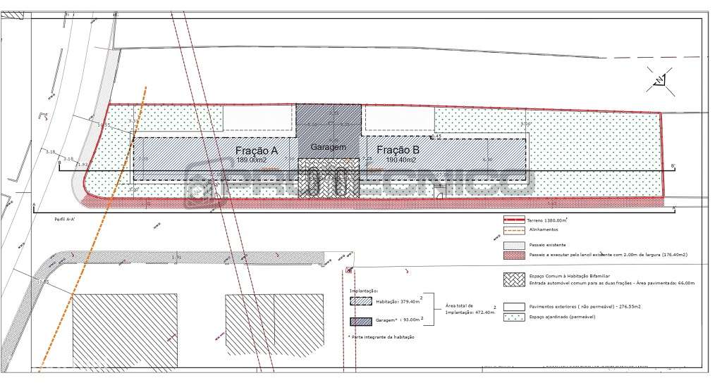 Terreno Aradas com Projeto Aprovado p/ 2 moradias - Grande imagem: 2/2