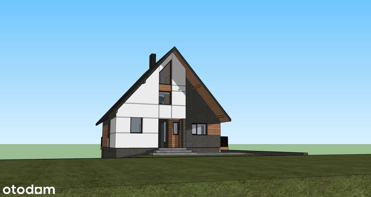 Działka budowlana 11 ar z widokiem, prywatnym lasem 2 Ha i budynkiem - Pełny obrazek: 4/11