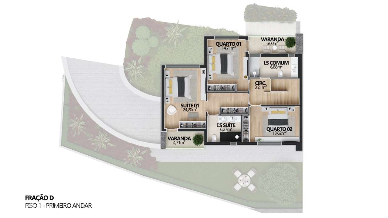 Villas de Dom Henrique – Empreendimento com 6 moradias e jardins priva - Grande imagem: 4/26