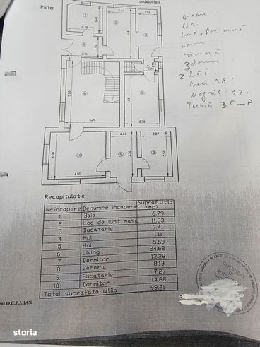 Villa la rosu si teren 579 mp Iasi Copou Sararie zona liceu Eminescu-2