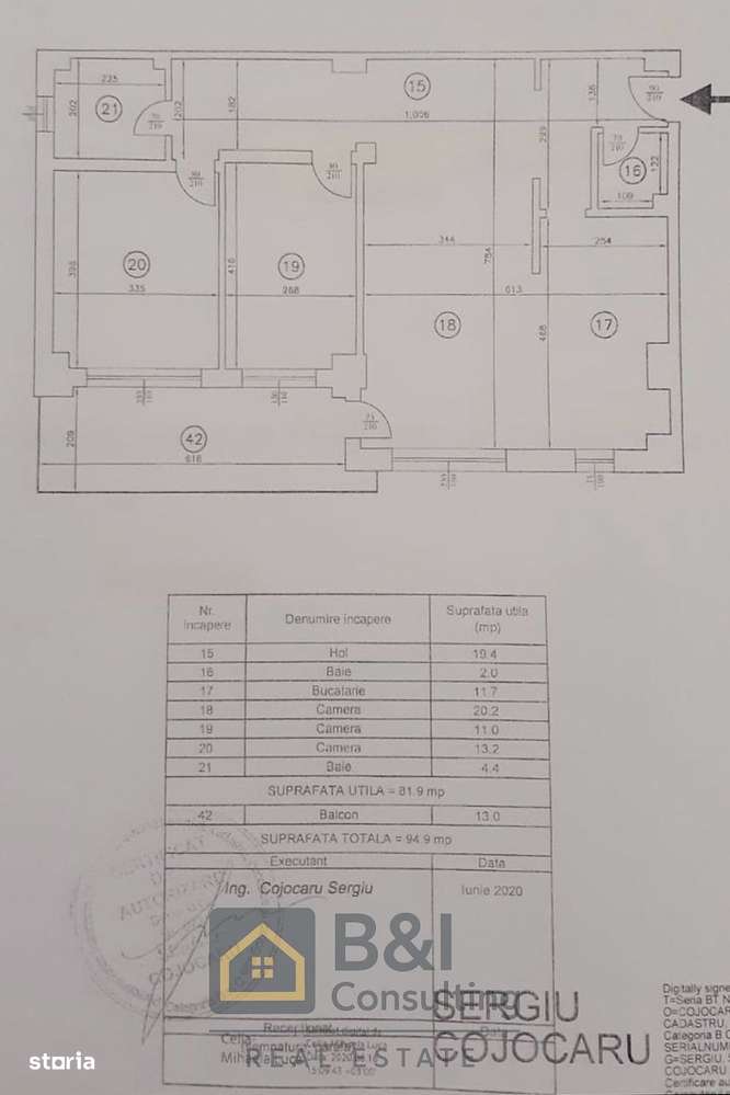 CEL MAI BUN PREȚ: 134.000€ | 3 Camere (95mp) + Parcare | Brown Luxury-4