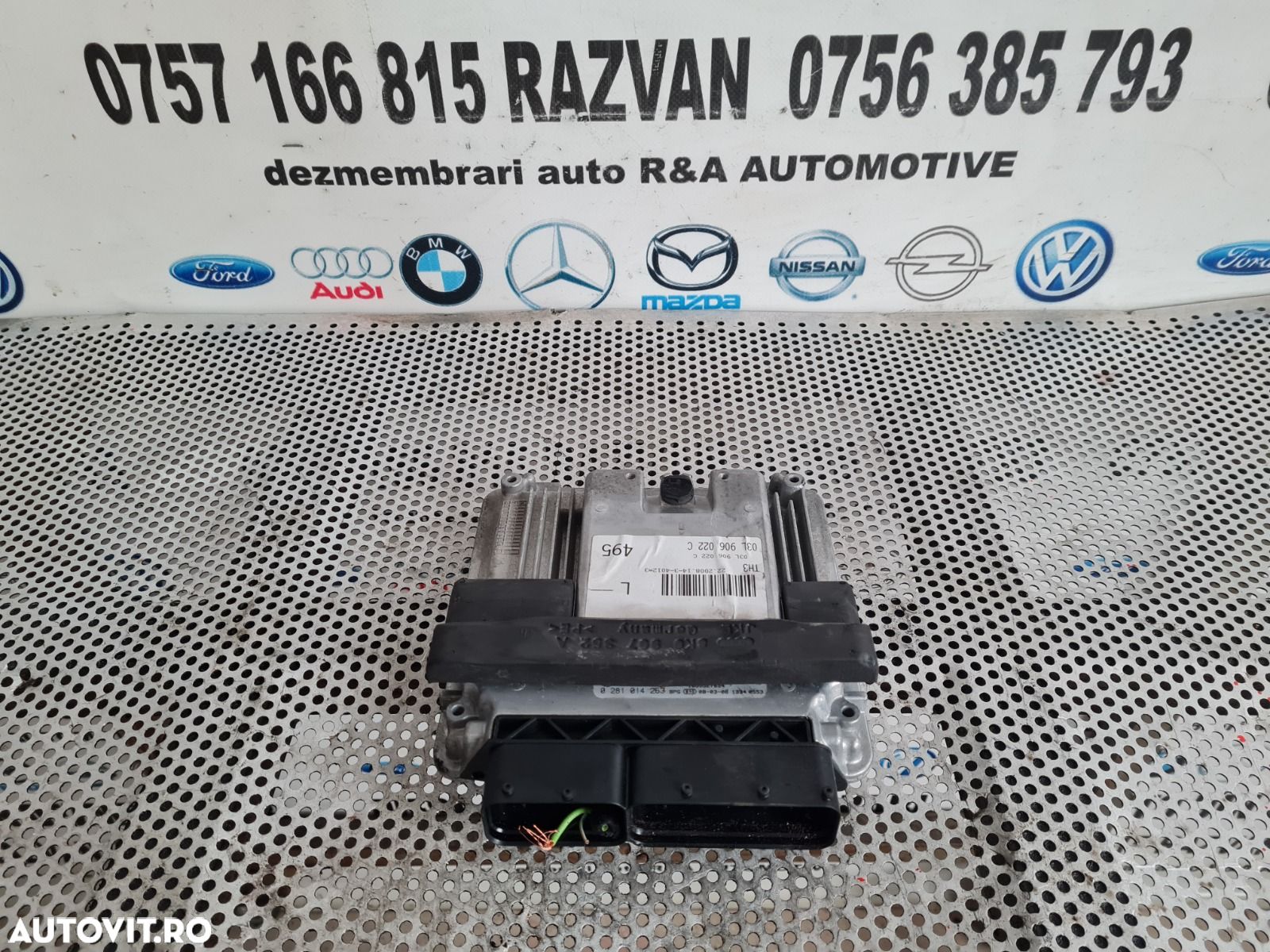 Calculator Motor ECU Audi A4 B8 A5 8T 2.0 Tdi Automat Cod 03L906022C - Dezmembrari Arad - 1