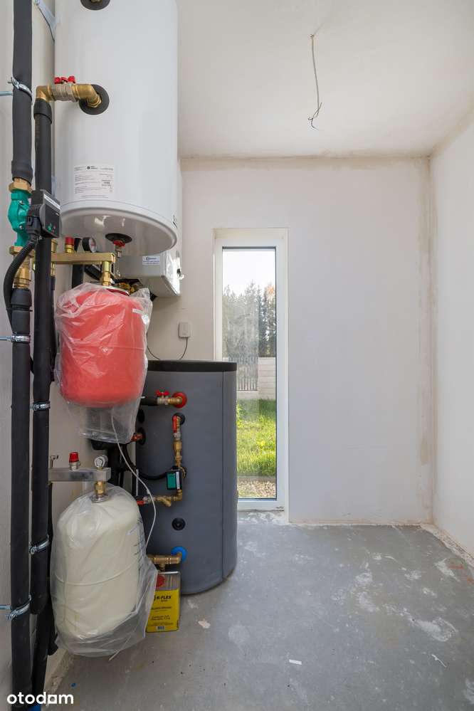 Rusiec, bliźniak, 350m2 ogrodu, Gotowe do obioru-5