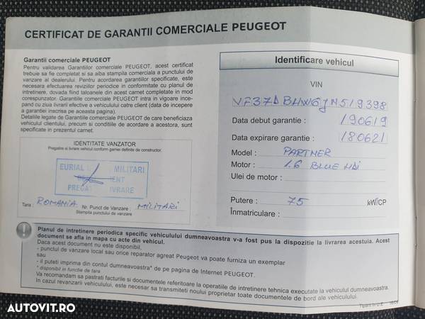 Peugeot Partner Combi 1.6 HDi 75 CP Confort FAP - 36