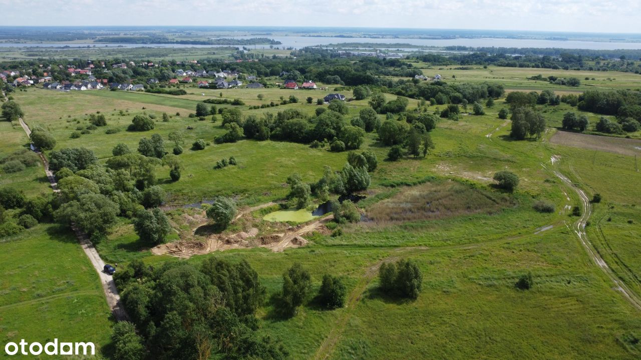 Działka leśna ze stawem Skolwin