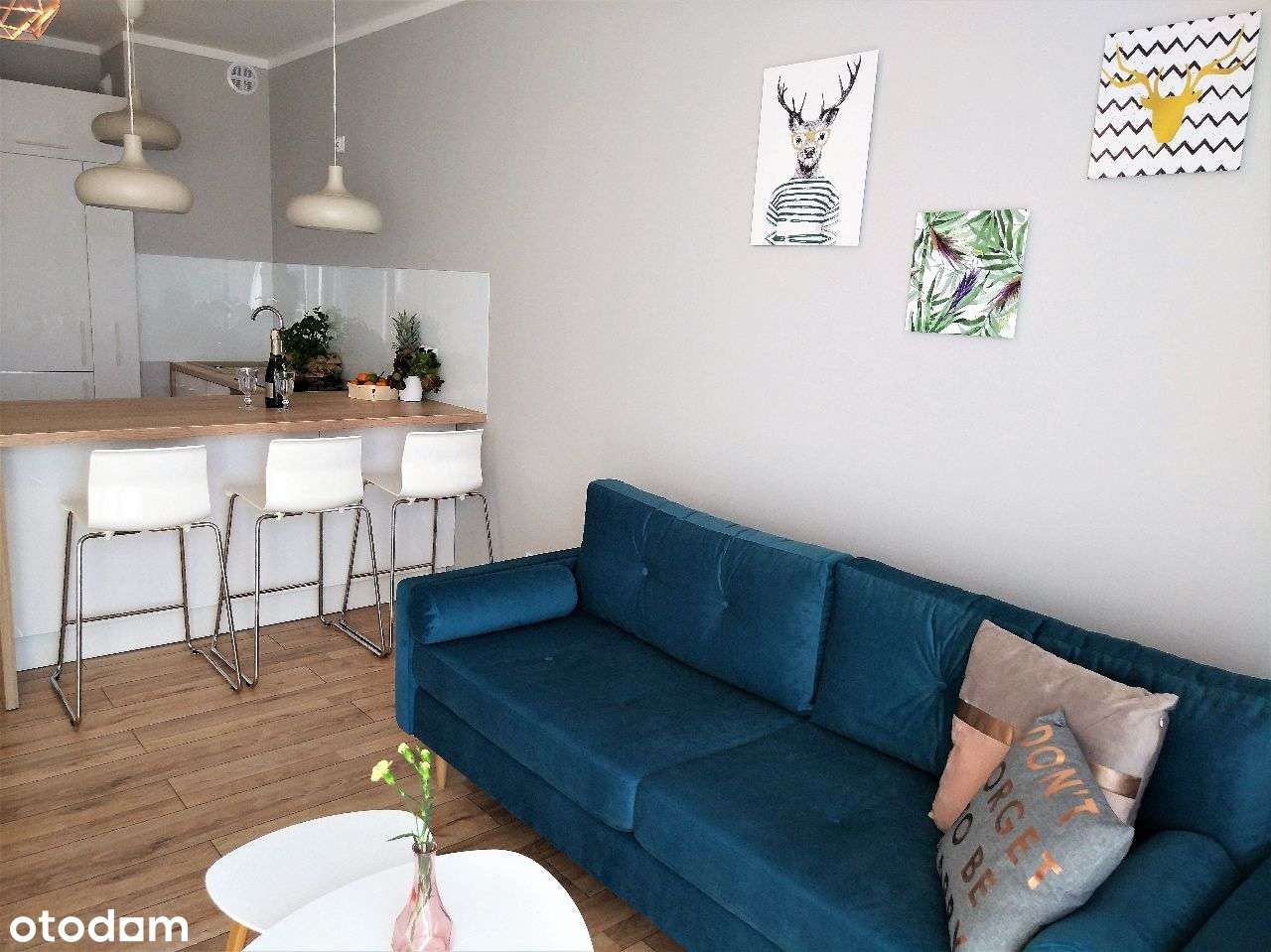 scandi 2 pokoje 39 m2 wyposażone m.postojowe - Pełny obrazek: 1/14