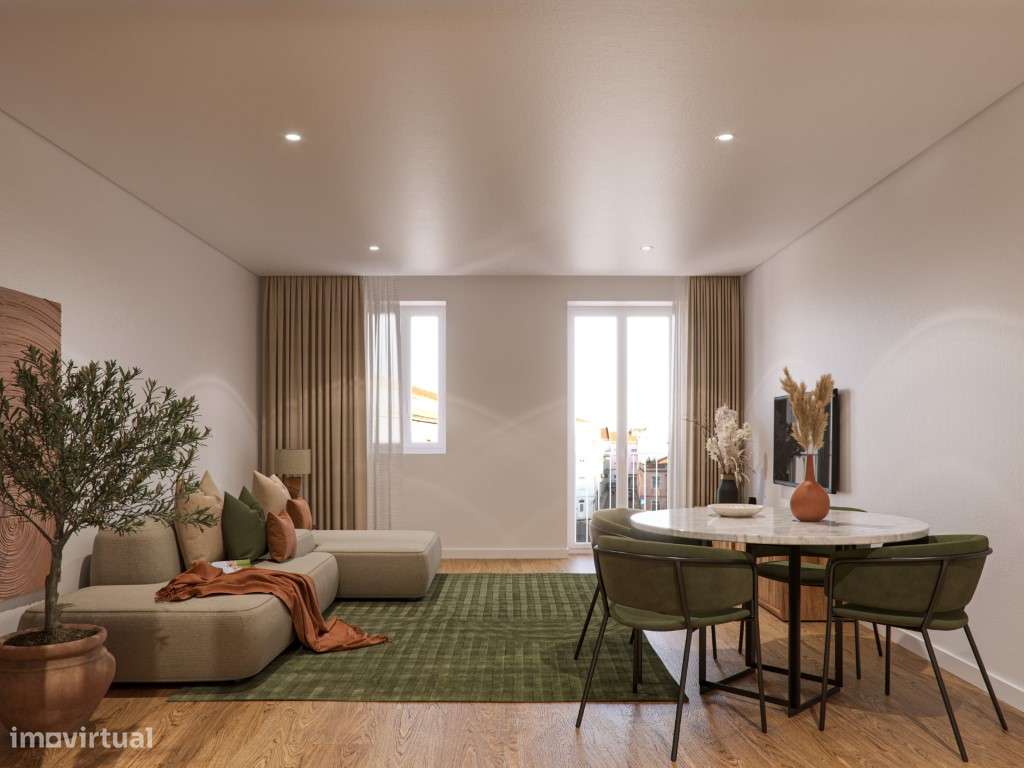 Apartamento com vista num condomínio com Jardim e piscina Arroios - Grande imagem: 2/36