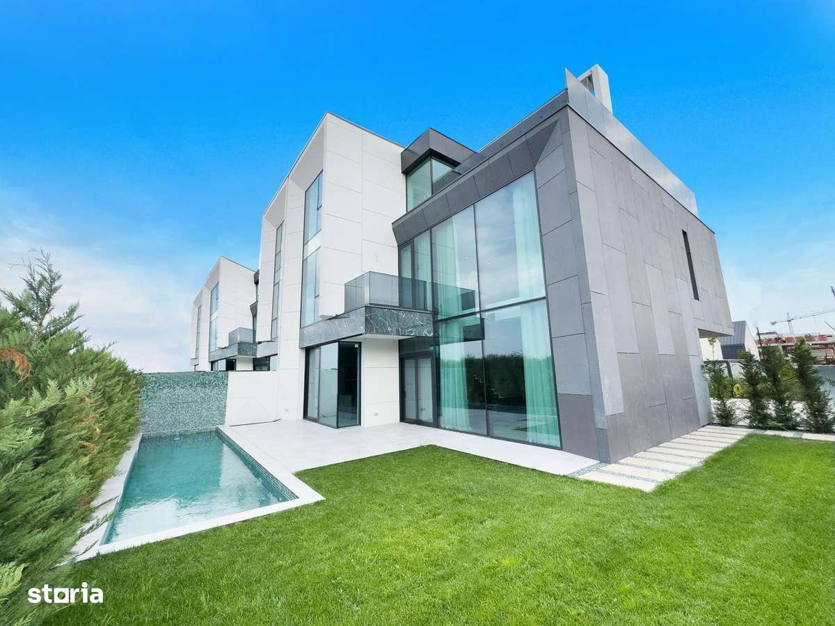 NEXO Nature Pipera -Vile Inteligente-Piscină Încălzită-Living înalt 7m - Imagine principală: 3/25