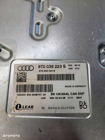 WZMACNIACZ BANG OLUFSEN 8T0035223S AUDI A4 A5 Q5 - 5