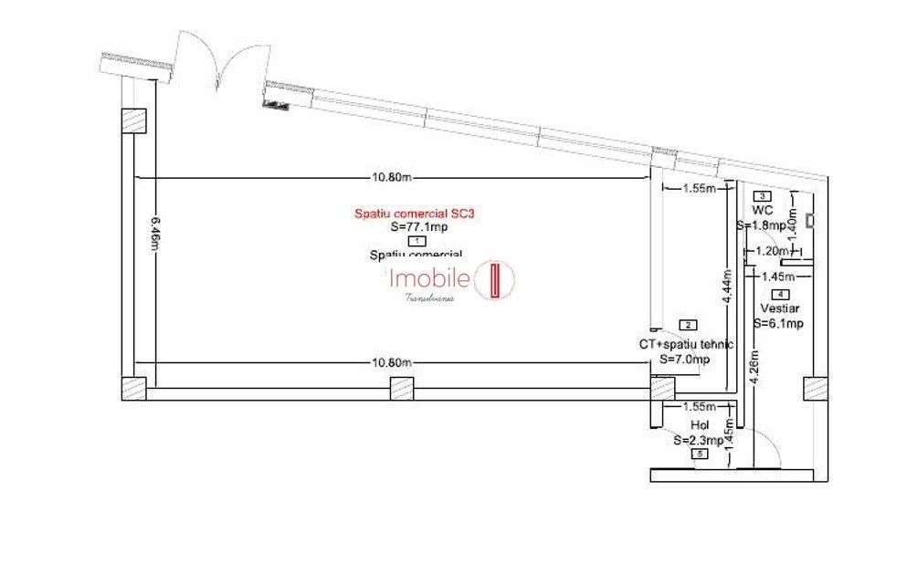 Spatiu comercial Dambu Rotund | Cladire Noua |  Parcare-2