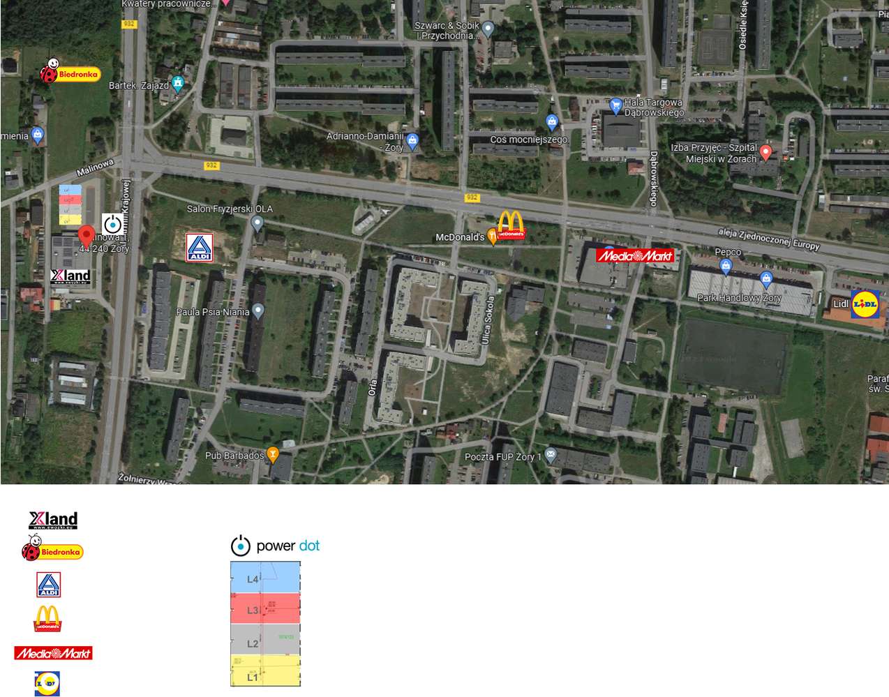 Żory centrum handlowe. Nowy obiekt handlowo-usługowy 260m2 - Pełny obrazek: 4/5