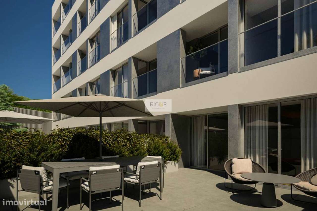 Apartamento T1 com garagem e arrumo em construção em Pedrouços - Grande imagem: 4/6