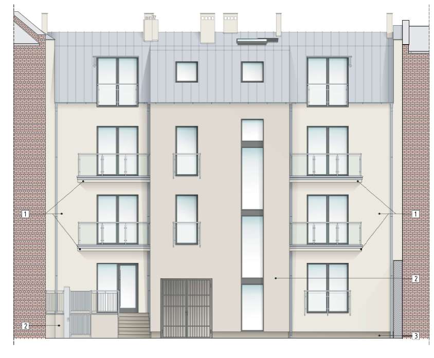 Kamienica 765 m2, działka 873 m2, stan surowy otwarty, stropy żelbeton-12