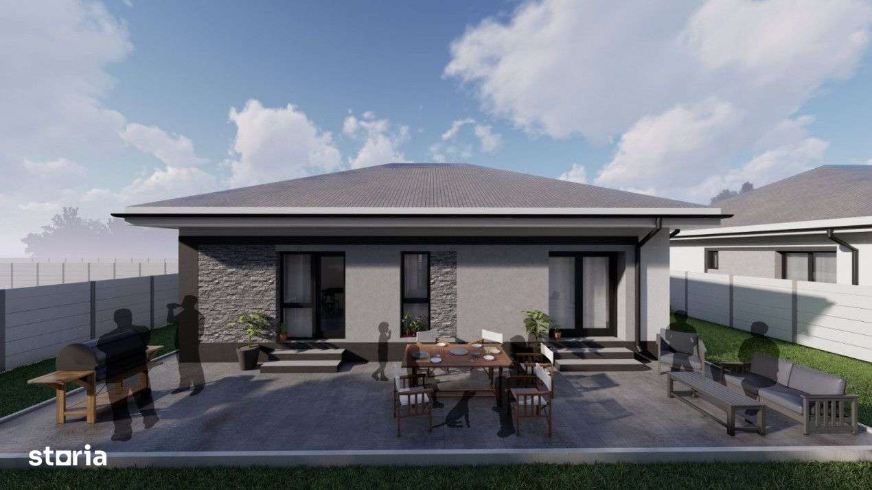 Casa/Vila Individuala/Varteju-Magurele 4 camere incalzire in pardoseal - Imagine principală: 4/9