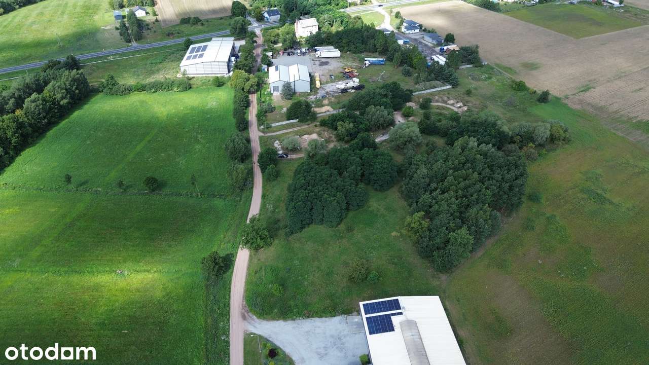 Działka pod hale  blisko drogi krajowej-6