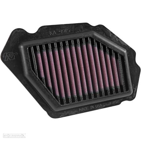 filtro de ar desportivo k&n kawasaki h2 1000 ka-9915 - 1