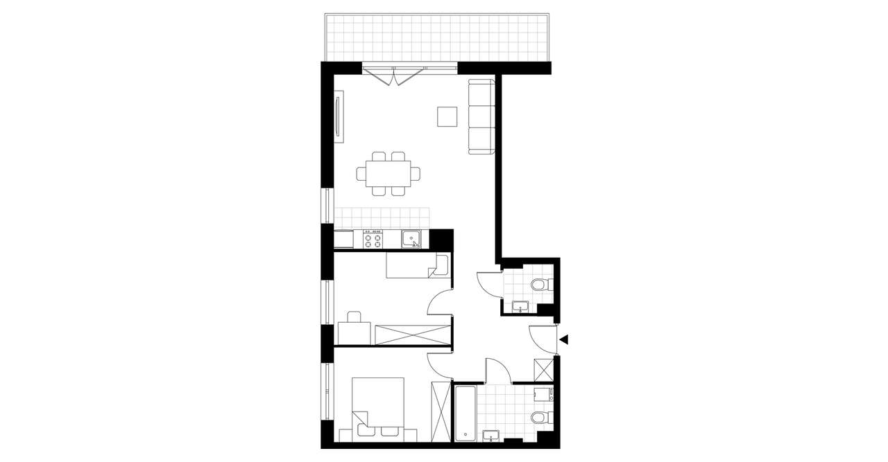3-pokojowe mieszkanie 67m2 + balkon Bez Prowizji - Pełny obrazek: 3/8