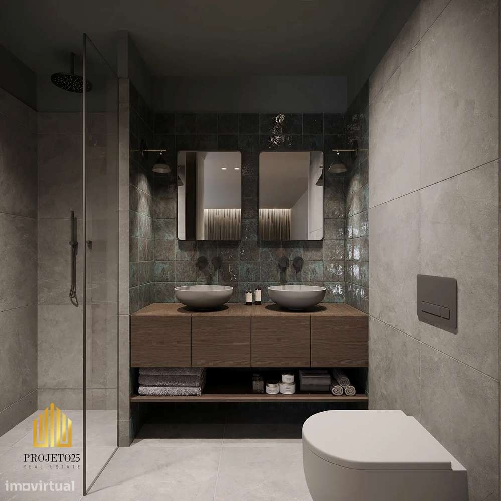 T3 NOVO, Varanda 16m2 em Condº Fechado com Piscina e jardins privados.-13