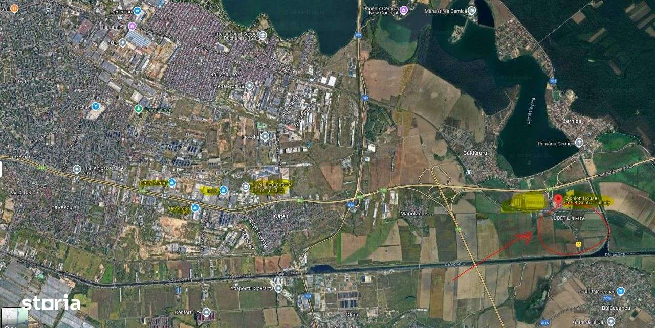 1 hectar Intravilan | Fashion house Outlet center Pallady [Cernica] - Imagine principală: 3/3