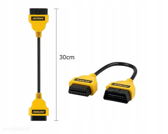 PRZEDŁUŻKA OBD 2 II PRZEDŁUŻACZ ADAPTER 30cm eOBD - 3