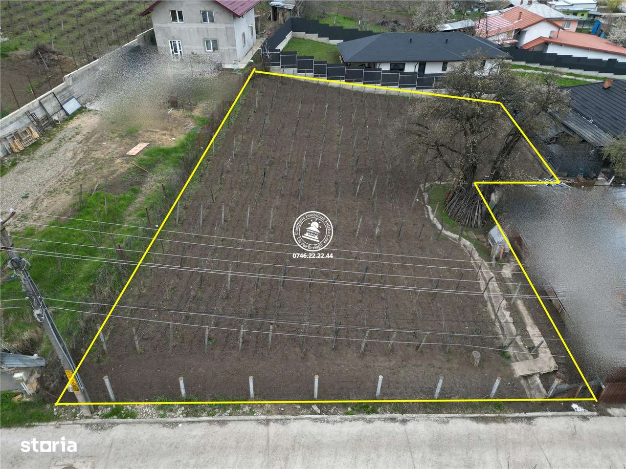 Teren intravilan 842 mp , asfalt , toate utilitatile - Valea Lupului ,-3