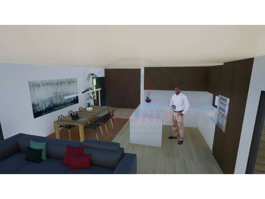 Moradia térrea T3 com jardim, garagem e churrasqueira, localizada e... - Grande imagem: 5/18