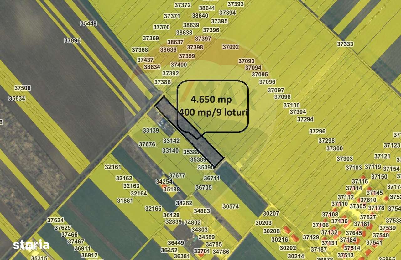 Teren lotizat 4,650mp Sabareni / Strada Cereanca - Imagine principală: 2/6