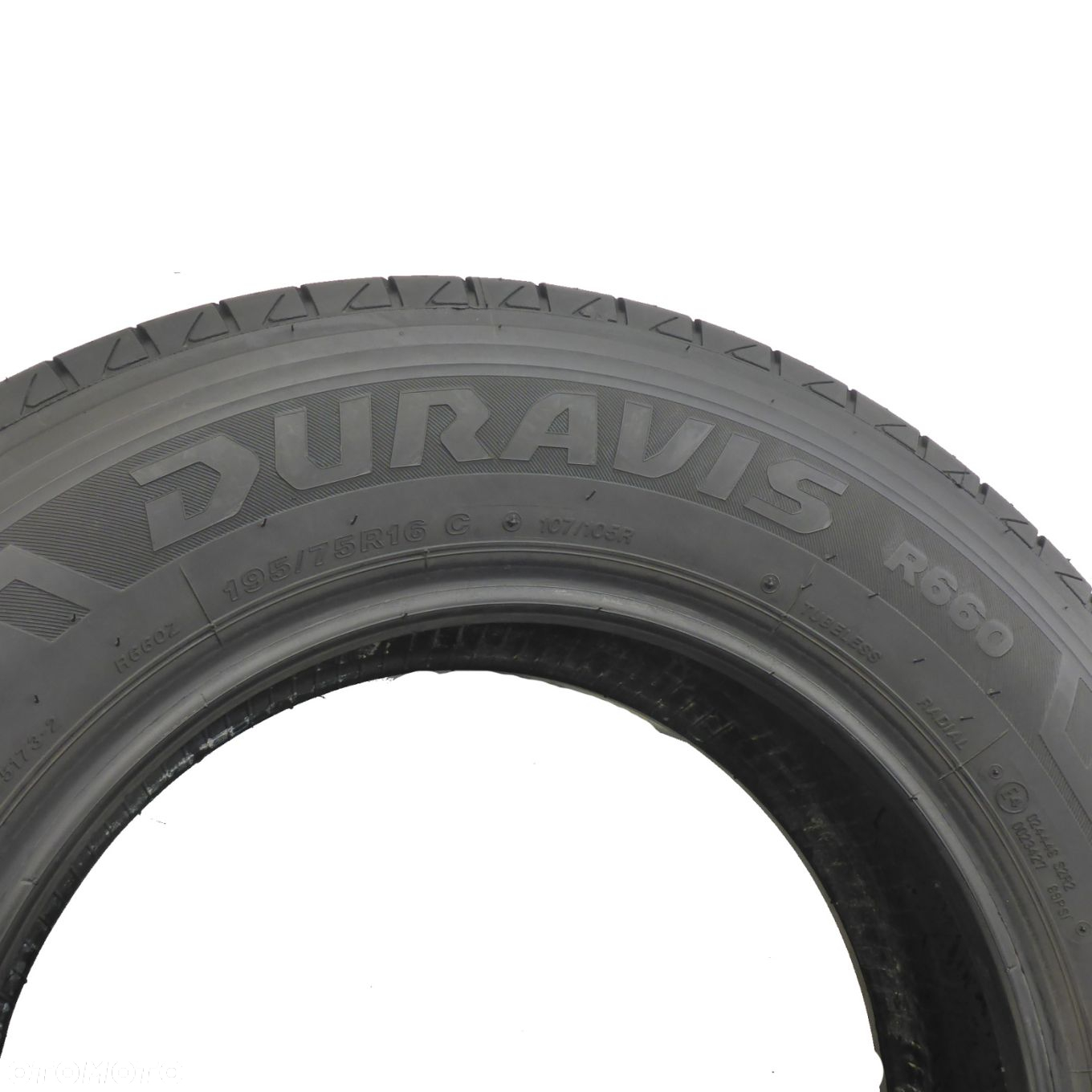 2 x BRIDGESTONE 195/75 R16 C 107/105R Duravis R660 Lato 7mm - 4