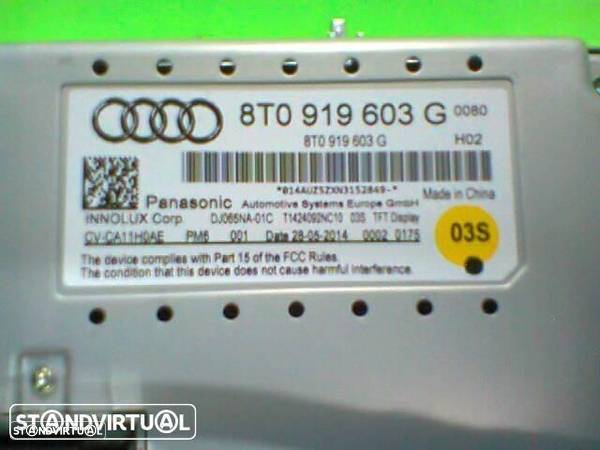 painel mostrador digital Audi A4 8E 2012 - 2