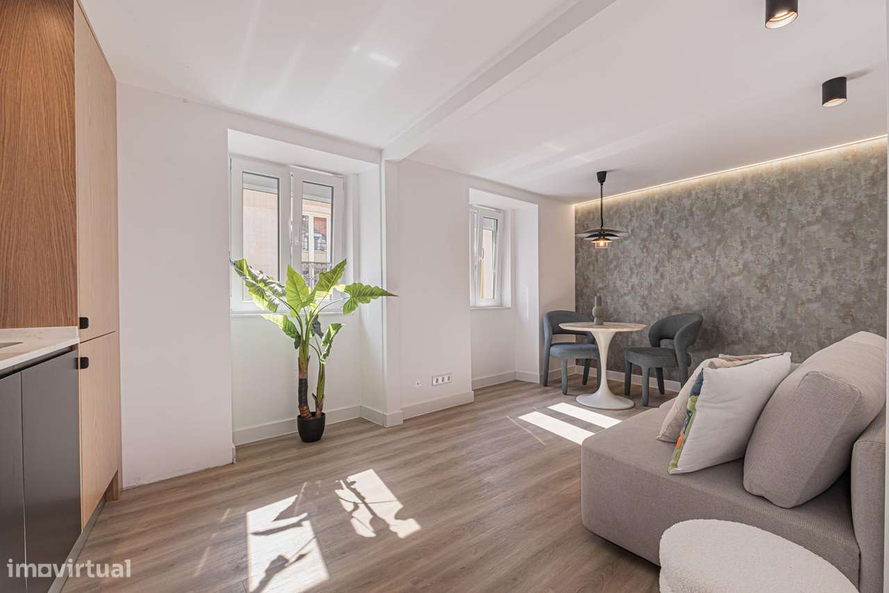 T1 (2Assoalhadas) A Estrear, Mobilado e Equipado, Av Liberdade, Lisboa-12